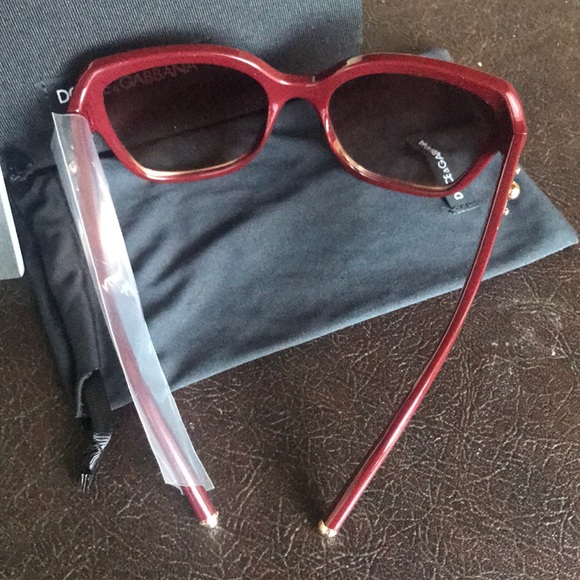 dolce gabbana red sunglasses